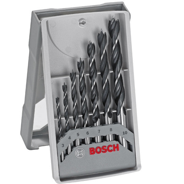 Coffret 7 forets bois ø 3-4-5-6-7-8-10 2607017034 bosch