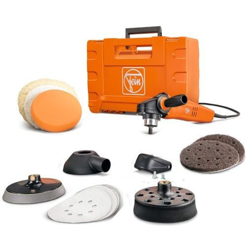 Set bateaux polisseuse 1200w -wpo14-15e set 72214850010 fein