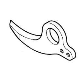 Couteau inférieur pour sécateur 4604dw a-86664 makita