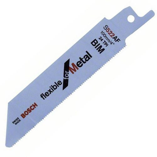 Lame de scie sabre courte flexible pour métal s522af