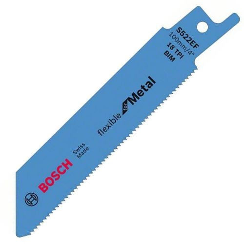 Lame de scie sabre courte flexible pour métal s522ef
