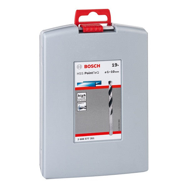 Coffret 19 forets métal hss pointeq 2608577351 bosch