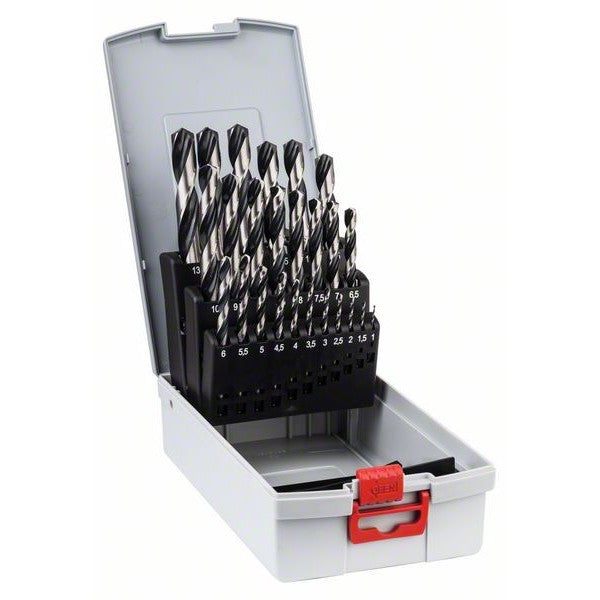 Coffret 25 forets metaux hss point teq 2608577352 bosch