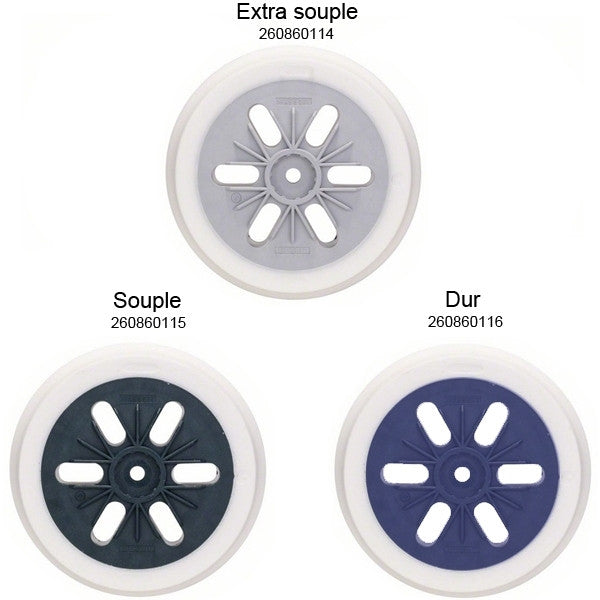 Plateaux de ponçage 150mm pour gex125-150ave gex150ac gex150turbo bosch