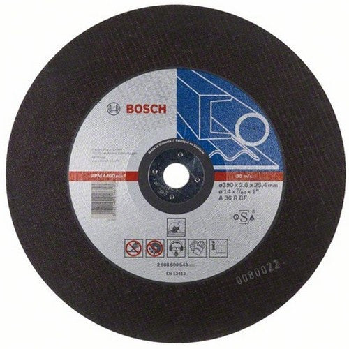 Disque à tronçonner droit grand diam. métal bosch