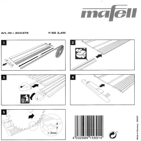 Pare-éclats f-ss 204375 mafell