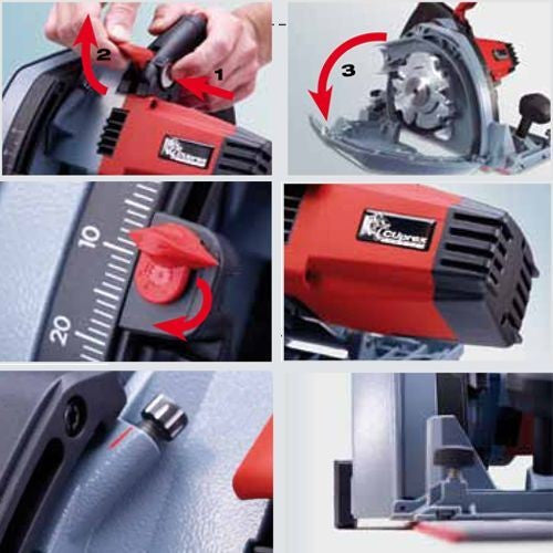 Fraiseuse rainureuse 26 mm 1400 w mf 26 cc/400 917804 mafell
