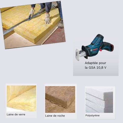 Lames de scie sabre fiberinsulation s 713 aw réf. 2608635521