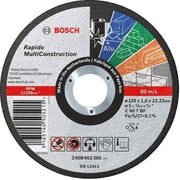 Disque à tronçonner droit rapido multiconstruction bosch