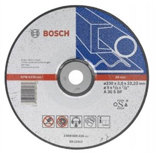 Disque à tronçonner déporté metal bosch