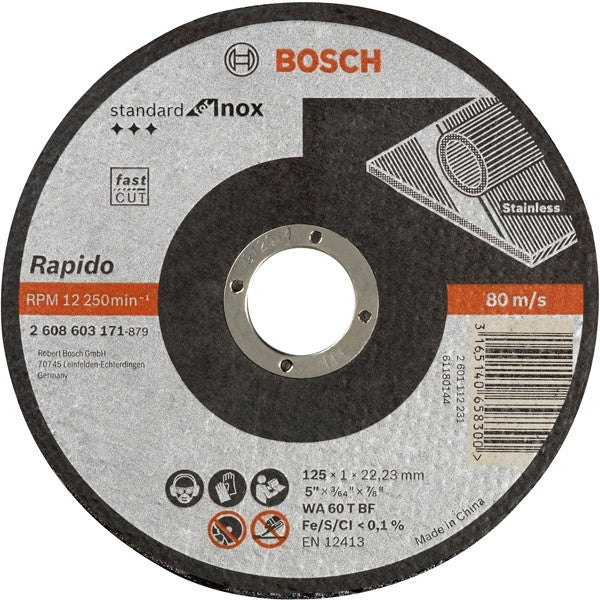 Disque à tronçonner standard for inox