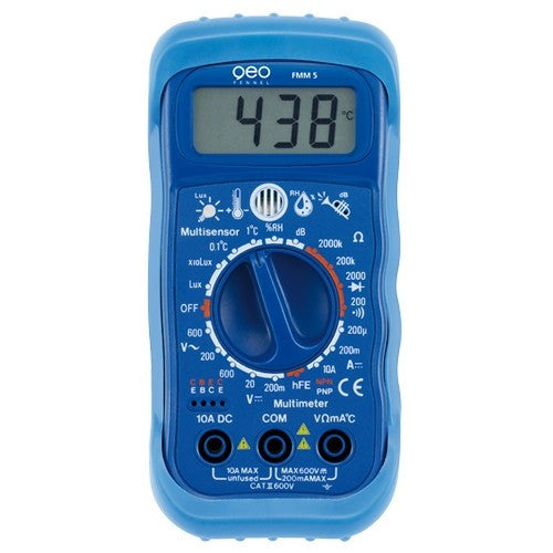 Multimètre multicapteur 5 en 1- fmm 5 800600 geo fennel