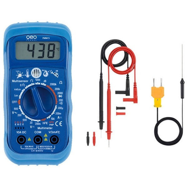 Multimètre multicapteur 5 en 1- fmm 5 800600 geo fennel
