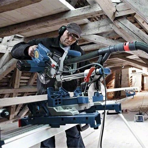 Scie radiale et onglets 1600 w gcm8sjl 0601b19100 bosch