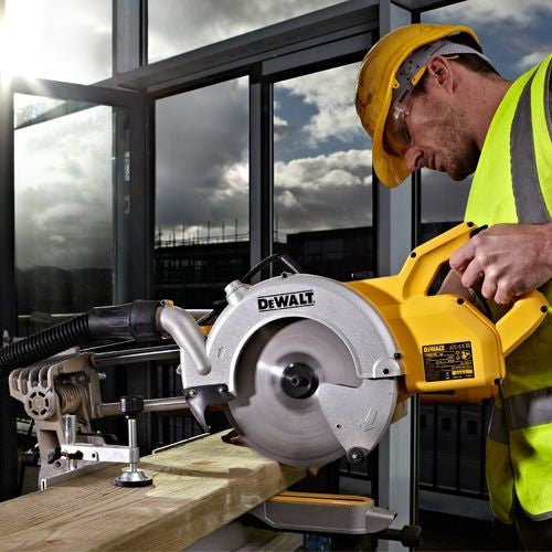 Scie radiale + onglets 1800 w ø 250 mm dws778 dewalt