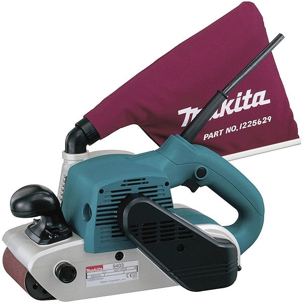 Ponceuse à bande 1200 w 100 x 610mm makpac 9403j makita