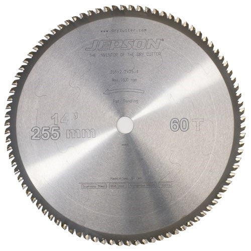 Lame de scie carbure ø255mm acier 600598 jepson power