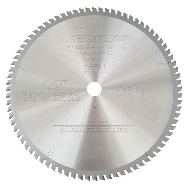 Lame de scie carbure ø305mm acier mince 600540 jepson power