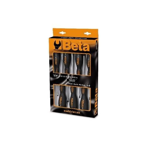 Assortiment 7 tournevis zone de frappe 1243 /d7 012430017 beta
