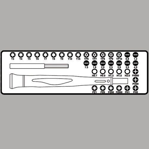 Coffret 36 embouts interchangeables 1256 /c36-2 012560100 beta