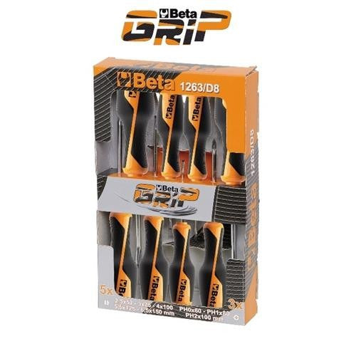 Lot de 10 tournevis 1260-1262 1263 /d10 012630010 beta