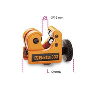 Mini coupe tube en cuivre -332 beta