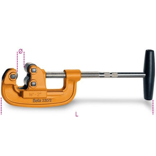 Coupe-tubes pour tubes acier 330 beta