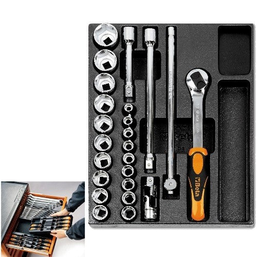 Assortiment de 24 outils en plateau 2424 t83 024240083 beta