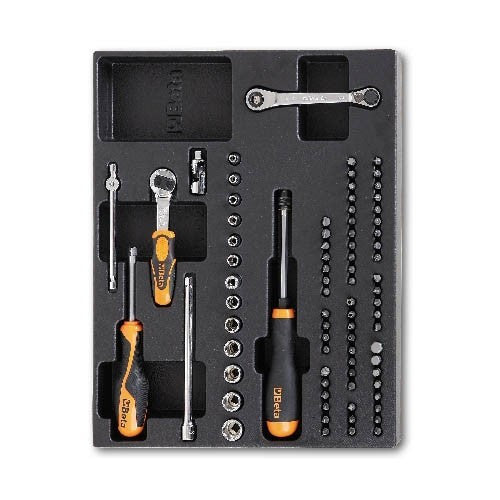 Assortiment de 81 outils en plateau 2424 t85 024240085 beta