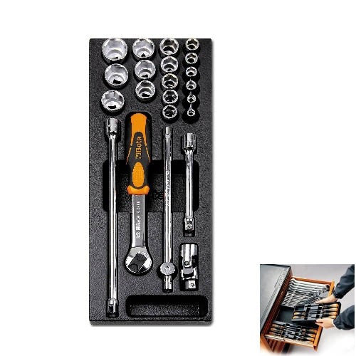 Assortiment de 22 outils en plateau t92 024240092 beta