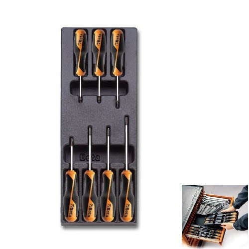 Assortiment de 7 tournevis 2424 t205 024240205 beta