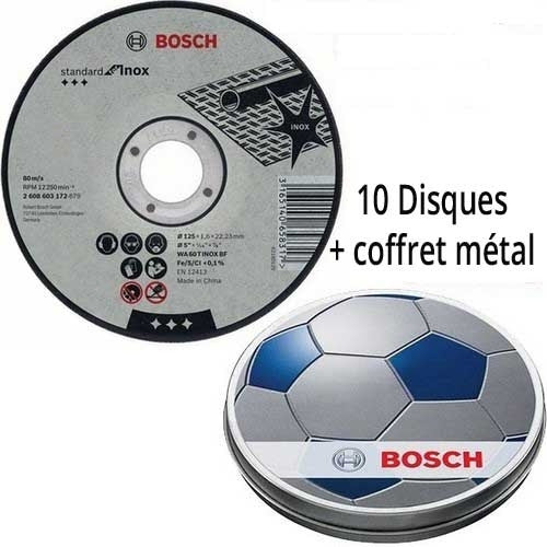 Disques a tronconner inox ø125 ep 1.6 2608619050 bosch