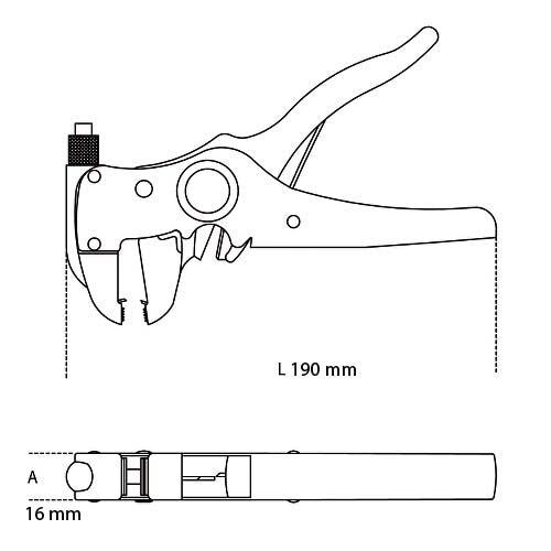 Pince à dénuder automatique 1148 a 011480100 beta