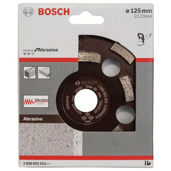 Meule assiette diamantée ø125mm expert for abrasive 2608602553 bosch