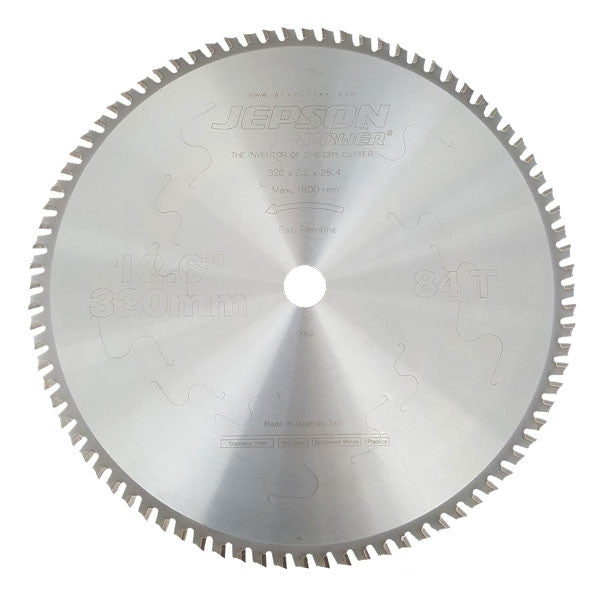 Lame de scie carbure ø320mm métal 608276 jepson power