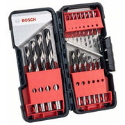 Coffret toughbox 18 forets métaux hss pointteq 2608577350 bosch