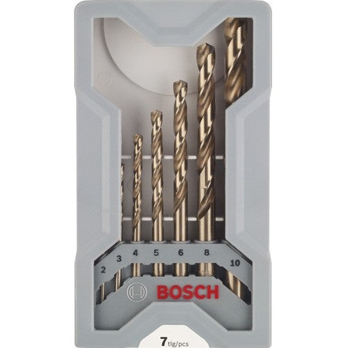 Coffret 7 forets métaux hss-co 2608589296 bosch
