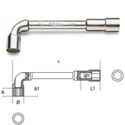 Clé à pipe débouchée chromée 937 beta
