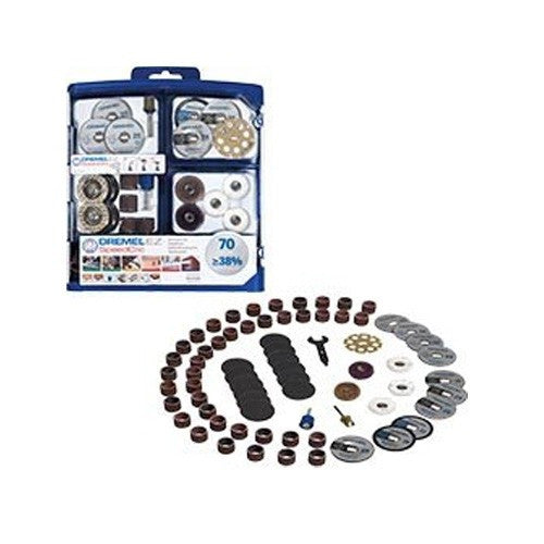 Coffret 70 accessoires ez speedclic sc725 2615e725ja dremel