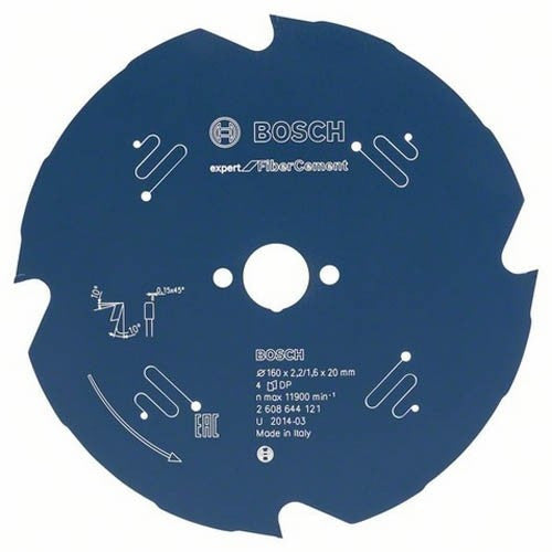 Lames scie circulaire expert for fibrociment bosch