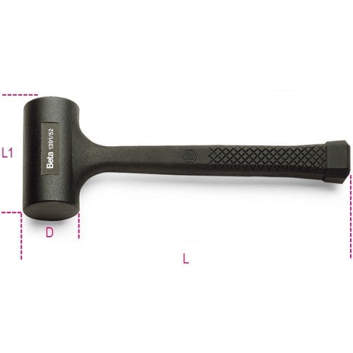Maillet sans rebond monobloc 1391 beta