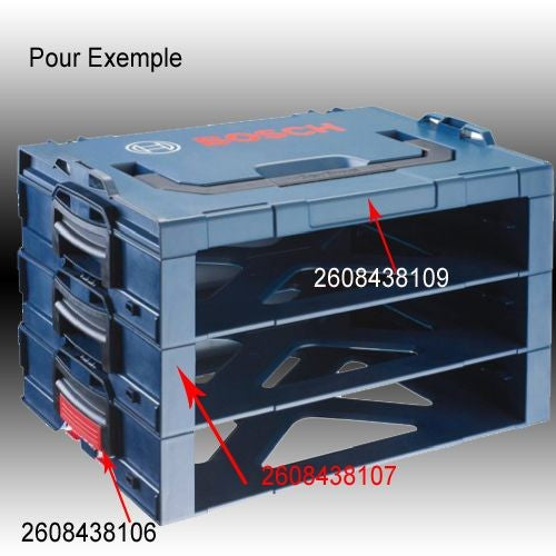 Tiroir pour ls-boxx 306 ls t72 1600a001sd bosch