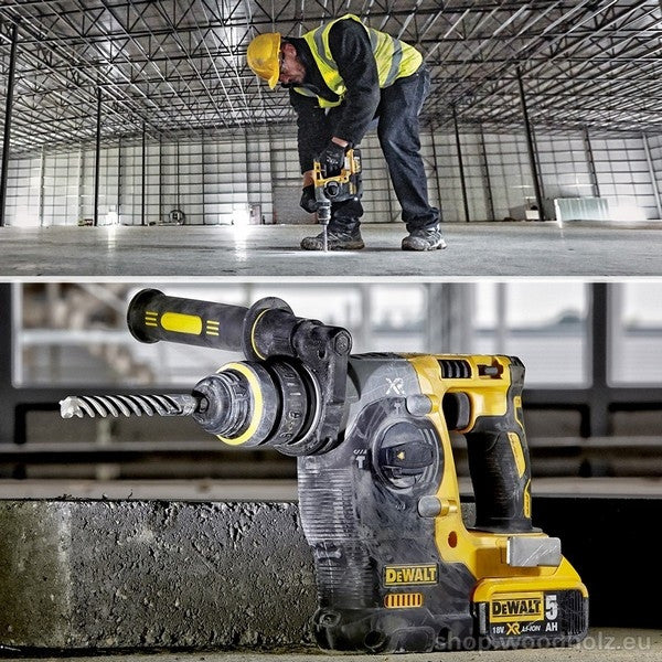 Perforateur burineur sds-plus 18v xr 2x5 ah en tstak dch273p2t dewalt