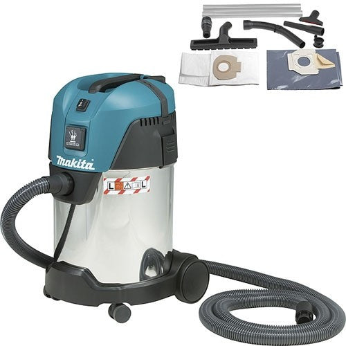 Aspirateur cuve inox 30l 1000w classe l vc3011l makita