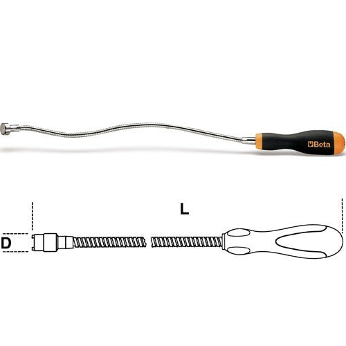 Doigt magnétique flexible 1712e/1-2-3 beta