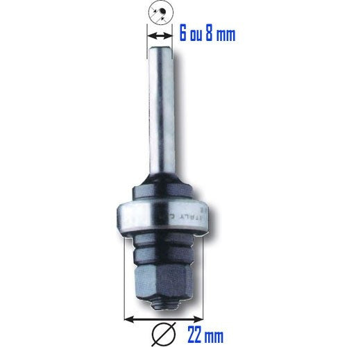 Arbre porte-disque 4726/4728 leman