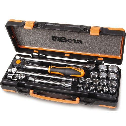 Coffret 1 cliquet 16 douilles + 4 acces 910a/c16mr 009100935 beta