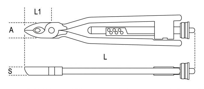 Pince à freiner réversible automatique 1761rs/1 beta