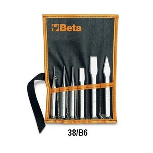 Trousse chasse-clous pointeau burin bédane 38/b6 000380006 beta