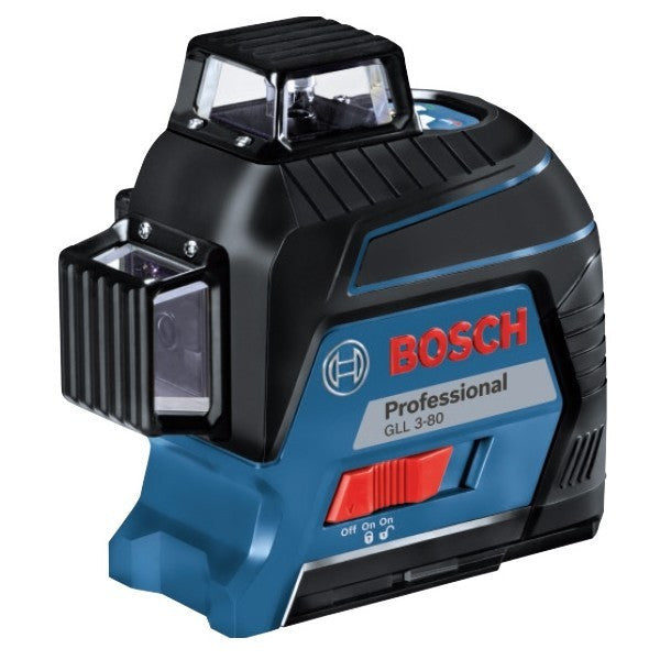 Laser auto 3 plans portée 30 m gll3-80 (coffret) 0601063s00 bosch